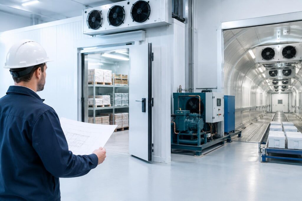 Cámaras, Túneles y Equipos Especiales en Instalaciones Frigoríficas
